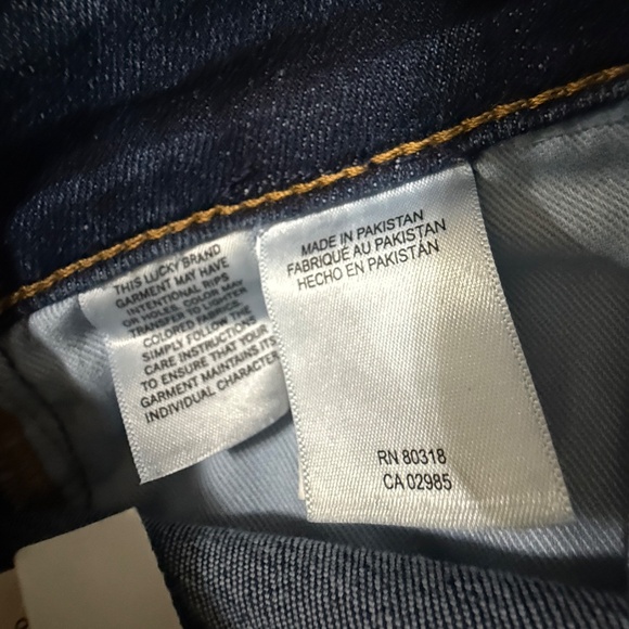 Lucky Brand 412 Athletic Slim 2-Way Stretch Jean 34x32 NWT - Picture 6 of 10